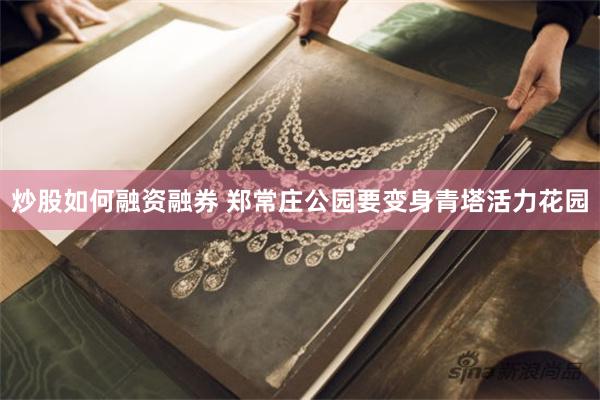 炒股如何融资融券 郑常庄公园要变身青塔活力花园